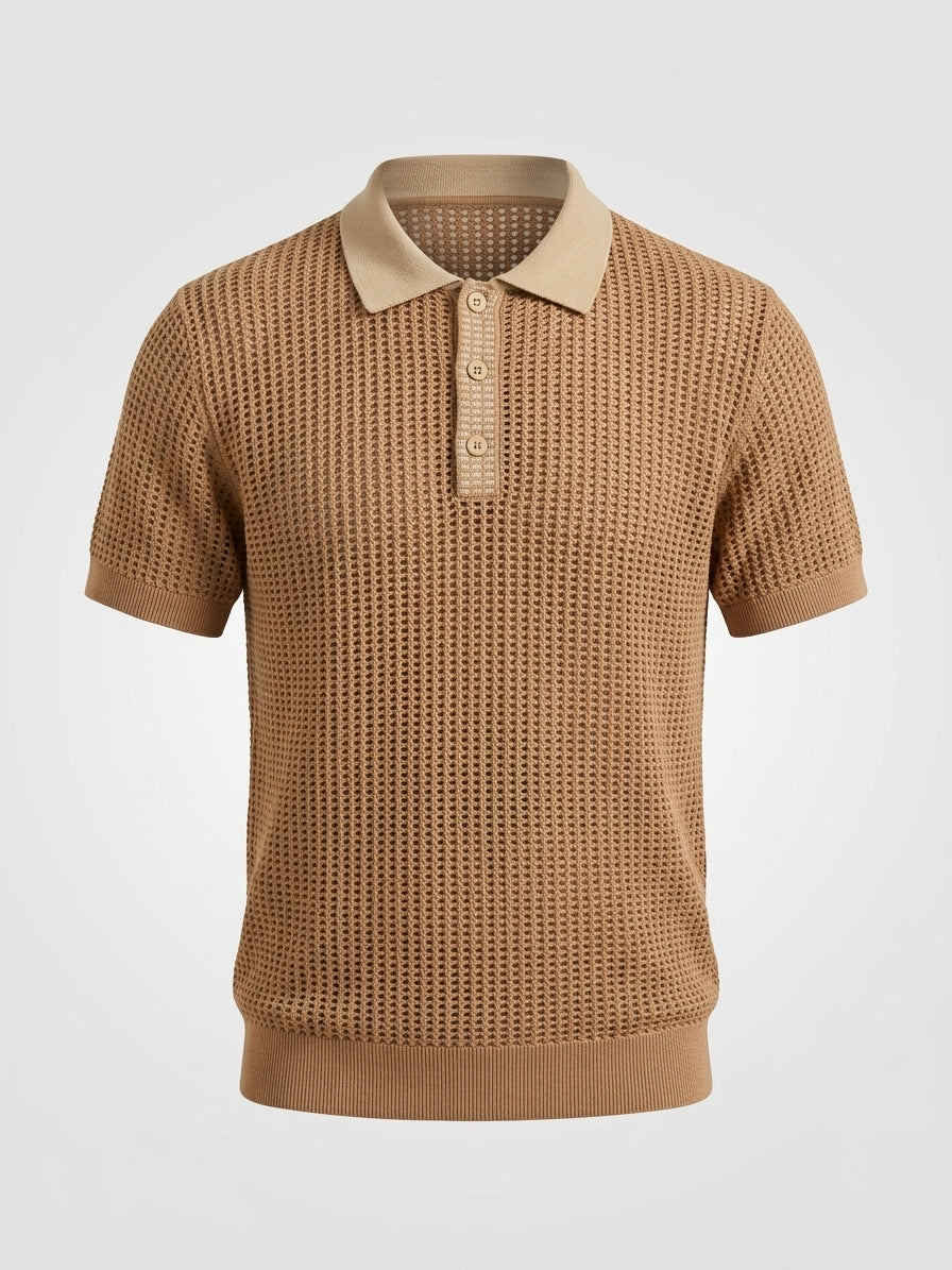 Knit Polo Shirt